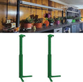 Adjustable Height Plant Grow Light Stand - Support for Barrina T8  Monios-L T8 Grow Lights Indoor Gardening Shelf with Height Flexibility Hydroponic System Compatible-2colo (Green)