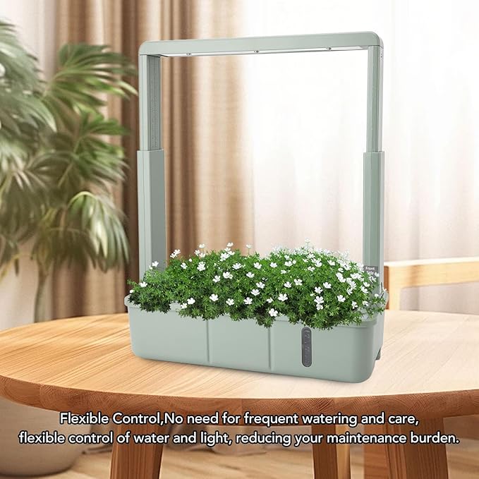 Hydroponics Growing System Indoor Garden 15 Pods Hydrophonics Planter Grower with LED Grow Light Plant Growth Kit Suitable for Beginners and Busy City Dwellers