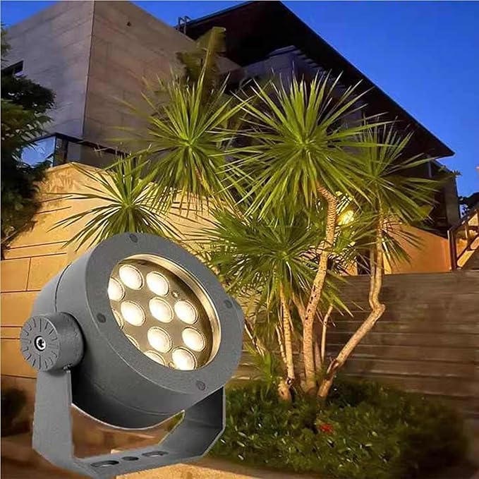 LED Floodlight - Outdoor Spotlight Spotlight Led Beam Light IP65 Waterproof Tree Lights Landscape Lights For Garden Lawn Patio Villas Path Park Landscape Lighting(Warm White24W-DC24V)