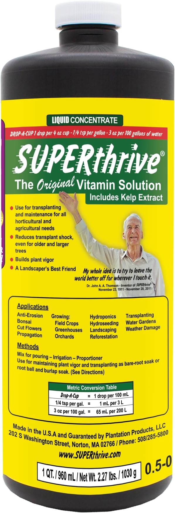 SUPERthrive Plant Vitamin Solution 1 Quart