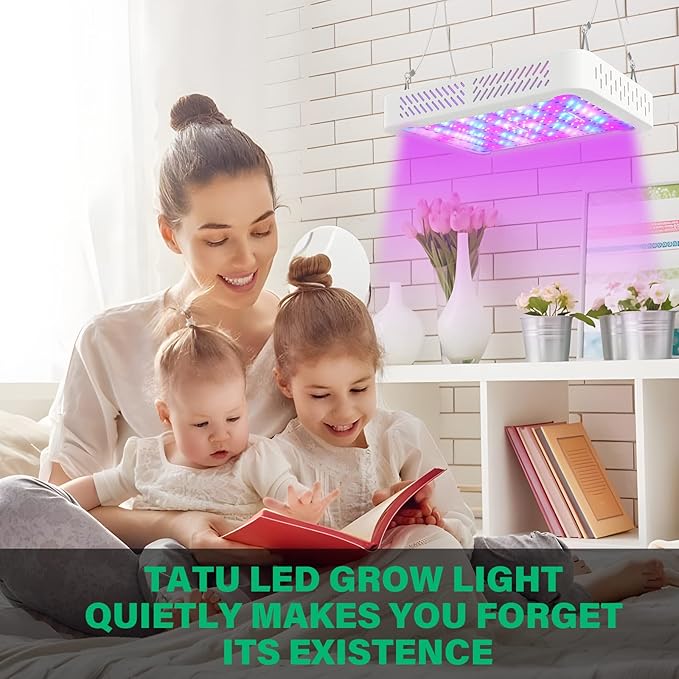1000w LED Grow Light for Indoor Plants Full Spectrum Plant Light Growing Lamp for Hydroponic Indoor Plant Veg and Flower for Grow Tent (Actual Power 100W=1000W HPS)