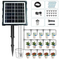 IPOW 50 Days Extra-Long Standby Time Supports 20~30 Pots 100% Anti-Siphoning Solar Irrigation System Automatic Watering System for Balcony Indoor &amp Outdoor Plants Garden and Potted Plants