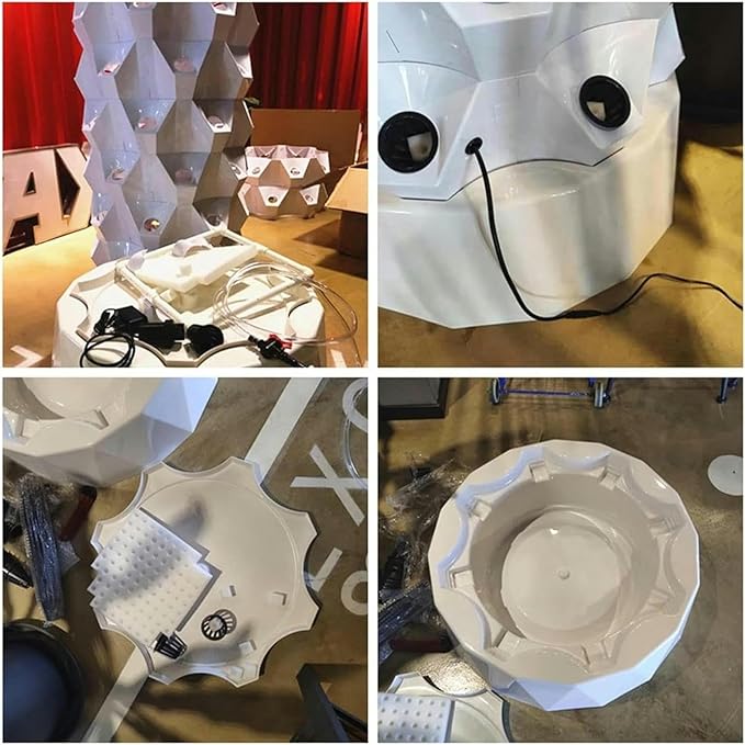Hydroponic Grow Kit Hydroponics Growing Smart Hydroponics Vertical Garden Grow Kit Pineapple Tower Indoor Outdoor for Planting Veget