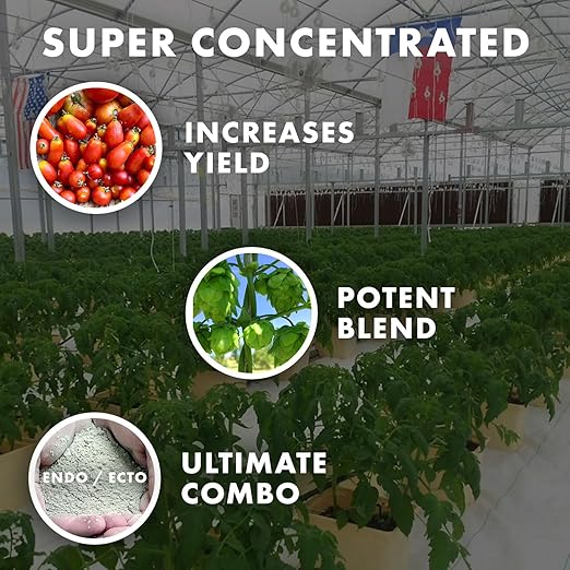 Organic 5 oz Mycorrhizae 16 Species Inoculant Treats 6000 4-Inch Plants. Explodes Root Growth Saves Water. Allow Your Plants Garden and Trees to Thrive!