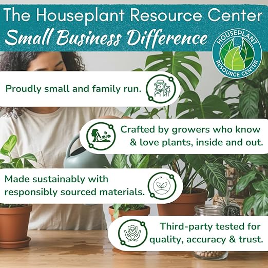 Houseplant Soil Conditioner &amp Probiotic – Organic Growth Booster (1-1-4) for Rejuvenating Tired Plants | Improves Soil Structure &amp Nutrient Availability for Stronger Roots &amp Fuller Leaves