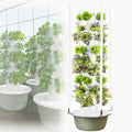 Hydroponic Tower Home Gardening Sys-TEM with LED Light Automatic Timer for Home School Projects Indoor Hydroponic Vegetable Tower9thfloor