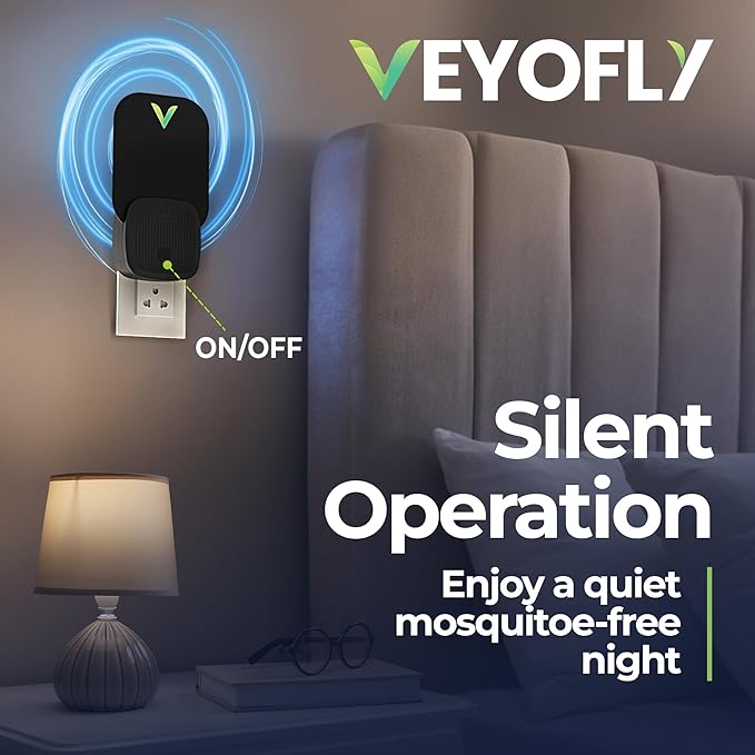 VEYOFLY Fly Trap Indoor Fruit Fly Traps for Indoors (4 Device + 12 Refills) Gnat Traps for House Indoor Fly Catcher Indoor Plug in Light Flying Insect Trap Bug Light Killer Fly Trap