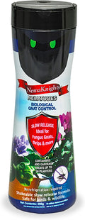 The Environmental Factor NemaKnights Slow-Release Nematodes - Biological Pest Control for Fungus Gnats Thrips &amp Whiteflies (280g Treats Up to 50 Planters)