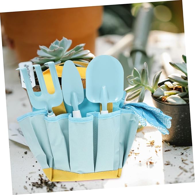 Yardwe Boys and Girls Gardening Tools Set Shovel and Rake Boys and Girls Gardening Tools for Transplanting