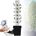 Garden Planter Hydroponics Tower Hydrating Pump/Timer/Adapter Aeroponics Growing Kit for Herbs Net Pots Fruits Vegetables24Holes//1pc