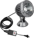 Kiven IP65 Waterproof LED Landscape Up Down Ligh COB Decorative Spotlight with Plug-in Cord and Timer for Indoor Outdoor Park Yard Step Statue Lawn Light (10W Warm White)