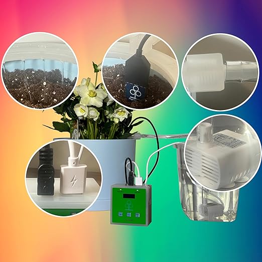 Smart Plant Watering System with Capacitive Soil Moisture Sensor Automatic Self Watering System with Soil Moisture Control for Potted Plant