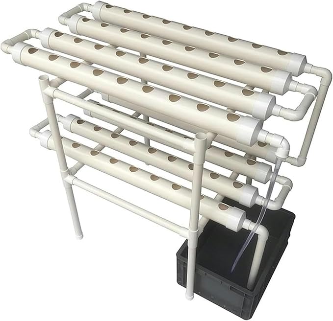 Hydroponics Growing SystemIndoor Herb Garden Kit Complete Herb Growing Set PVC-U Pipe PVC-U Pipe for Leafy Vegetables in Your Home
