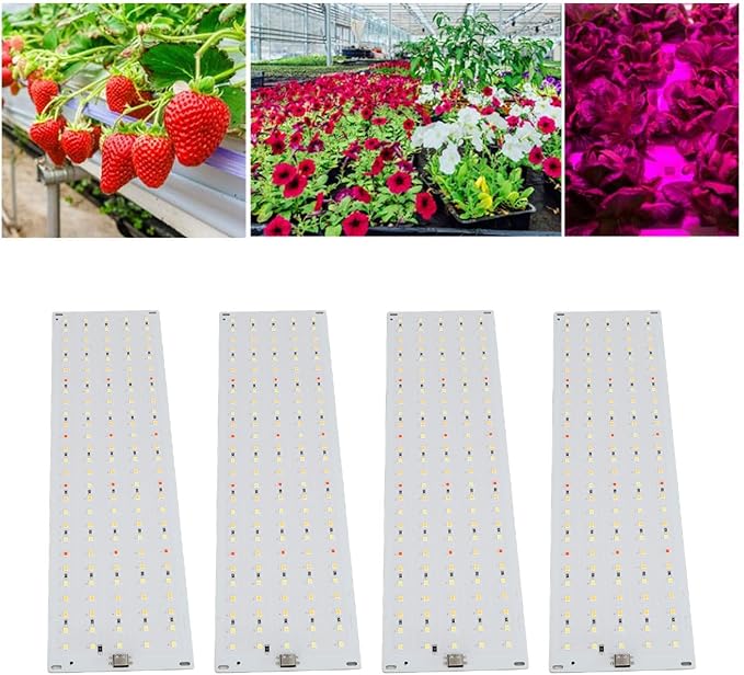 Plant Grow Light 35W 4 Dimmable Levels Ultra Thin Panel Grow Lamp with 3H 9H 12H Timer 540LEDs Full Spectrum Grow Lights for Indoor Plant Stands Under Cabinets (US Plug)