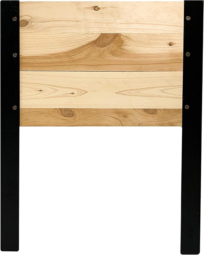 Backyard Expressions Raised Garden Bed Elevated Wood Planter Box Stand - 35.5 W x 15.5 D x 22 H