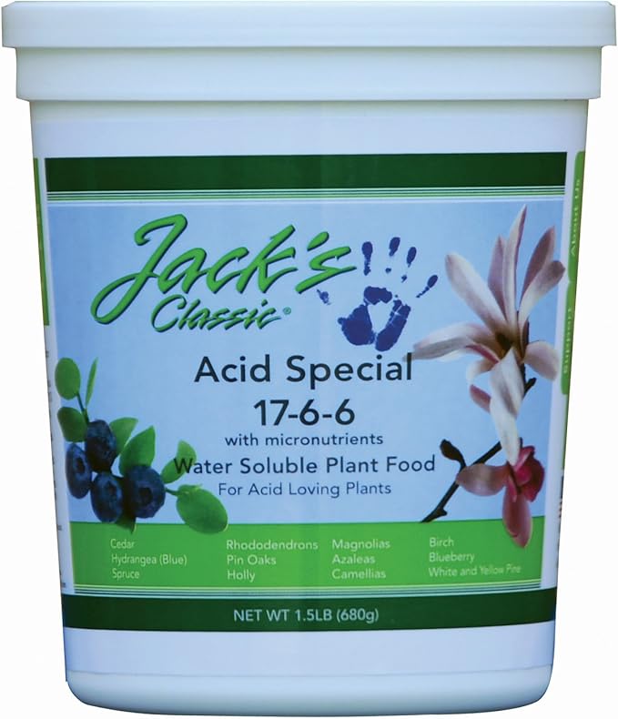 J. R. Peters INC Jacks Acid Special 1.5# Part No. 207323 (Catalog Category: FERTILIZERS/General - HOMEOWNER)