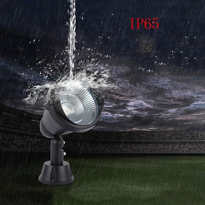 Recessed 5W LED Projector Lights 180°Rotating Projector Spotlight IP65 Waterproof Outdoor Landscape Lights for Grassland Community Plant Garden Integrated