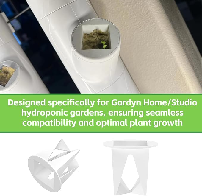 Grow yCube Hydroponic Growing Cups for Gardyn - Compatible with Gardyn Home/Studio Indoor Garden System (20 Pack)