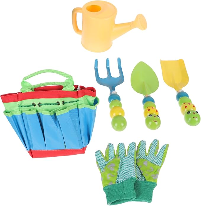TOYANDONA 1 Set Garden Tool Multi Purpose Gardening for Ergonomic Design for Easy Grasp for Flower and Vegetable Planting Bright Colors for Boys