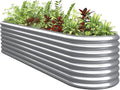 BTDVR 8FT(L)×2FT(W)×2FT(H) Raised Garden Bed Outdoor for Vegetable 9 in 1 Adjustable Clearance Raised Garden Beds for Flower Garden Planter Box for Herb Fruit