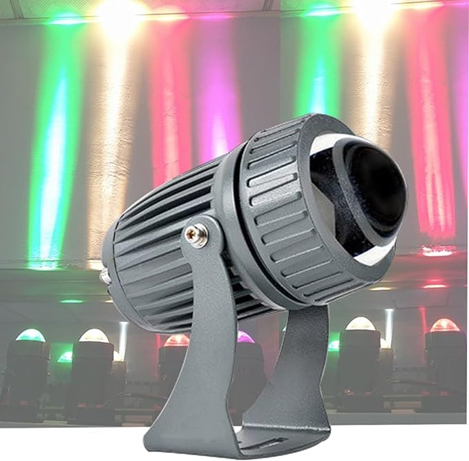 Rotation Spotlight - 10W LED Wall Washer 220V Long-Distance LED Beam Spotlight IP65 Waterproof Outdoor Landscape Lighting Roman Column Villa Lighting Beam Light(White)