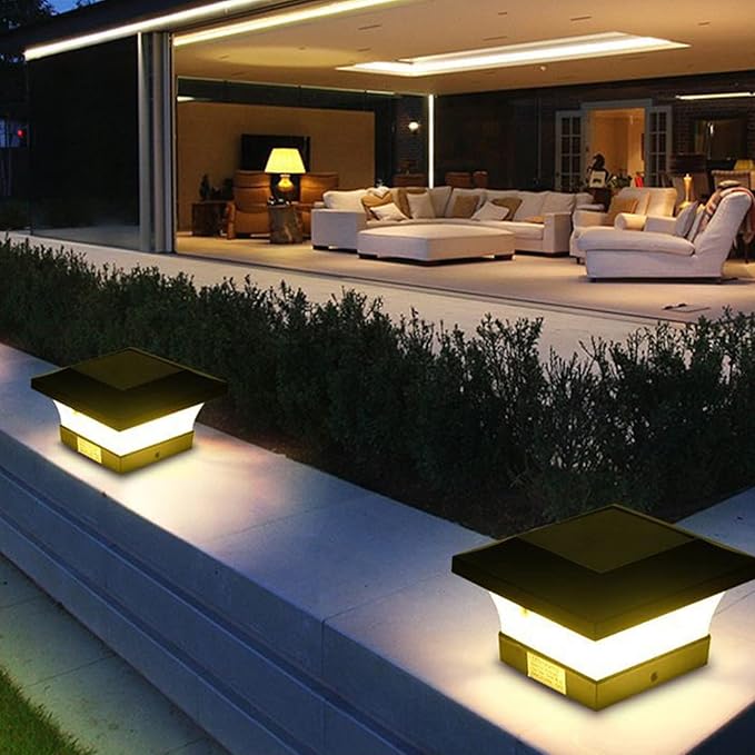 LED Outdoor Solar Lights Waterproof Landscape Spotlights Garden Lights Wireless Solar Powered Outdoor Lights/Lighting for Yard Walkway Driveway Porch Patio