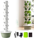 Vertical Garden Planter 9 Tier 36 Cells Smart Timing 30L Water Tank Soilless Cultivation Save Water &amp Electricity for HerbsVegetablesFruitsPepperCucumber Green-OutdoorVersion