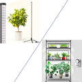 Barrina Vertical Grow Light T10 42W 5000K and CX5 Plant Stand with Grow Lights