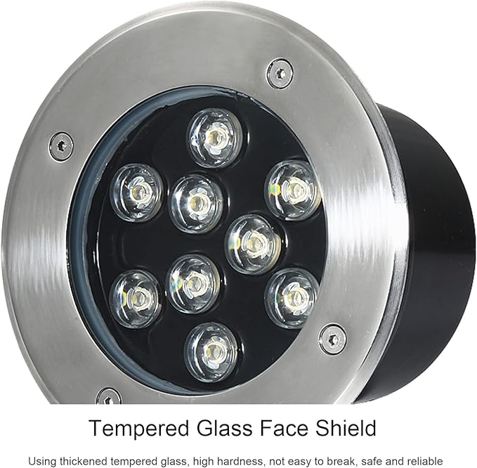 Outdoor Underground Light Recessed Landscape Light 85-110V LED Ground for Garden Yard Driveway Deck Pathway Lights 4 Pack
