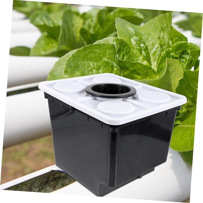 Toyvian Hydroponic Soilless Cultivation Bucket Lid for Greenhouse Vegetable and Fruit Gardening Easy Installation and Practical for Home Planting