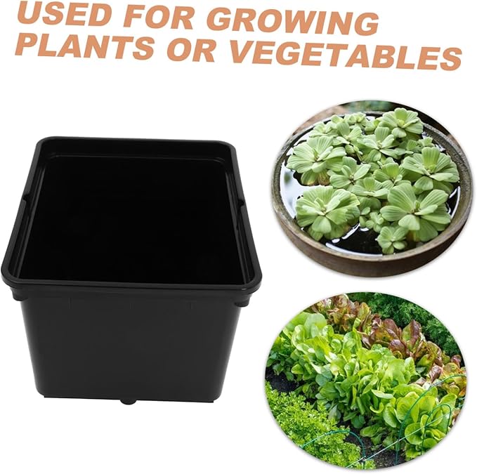 1set Hydroponic Plant Nursery Buckets for Soilless Vegetable and Fruit Cultivation Sturdy Material Easy to Assemble for Greenhouses and Balconies No Lid