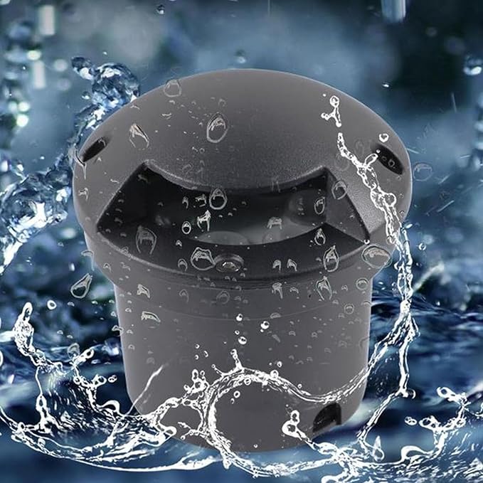 Underground Light LED - Beam Spotlight IP65 Waterproof Ground LED Landscape Lights 24V Outdoor Recessed Spot Lights Outdoor Buried Light 2 Side Glow Lighting Lamp(White Light3W)