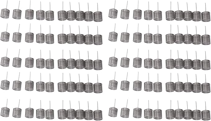 100PCS Stainless Steel Fertilizer Mesh Basket | Column Shape Nutrition Box for Garden/Nursery/Farm | Slow - Release Plant Food Container | Tip Head Design for Easy Insertion (S M L)