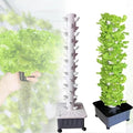 AMNOOL Hydroponic Tower Grow System 45 Holes Vertical Aeroponic Tower Garden Hydroponics Growing System for Indoor Gardening - Vertical Aeroponic Tower Garden to Grow Herbs