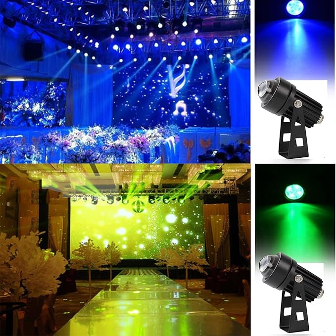 Outdoor Landscape Spotlights 2pcs Led Spot Lights - Spotlight Led Beam Light 5W Outdoor Wall Lamp Landscape Lighting IP65 Waterproof LED Spotlight Narrow Beam Spotlight