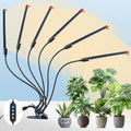 FECiDA Gamechanger 2026 54 Watt Power Draw NO Need Adapter 6Head Strong Clip Grow Lights for Indoor Plants with 4/8/12/16/20H Timer LED Plant Growing Lamps for Houseplants Bonsai Seed Starting