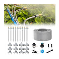 New Drip Irrigation KitsQuick Connector Automatic Irrigation Systemwith Replaceable Bending Dropperatomizing Copper Nozzle for Watering System for Garden Plant Lawn Patio. (15M)