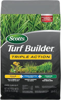 Scotts Turf Builder Triple Action1 - Weed Control Lawn Weed Killer Crabgrass Preventer and Grass Fertilizer for Lawns Covers 12000 sq. ft. 33.94 lb.
