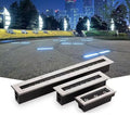 Buried Lights - LED Landscape Lights Outdoor Rectangular Recessed LED Spotlight Waterproof IP65 Path Lighting Floor Lamp Led Ground Spotlight for Courtyard Terrace Lighting (Green 85245