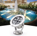 Submersible LED Light - 12V Underwater Landscape Lamp 360° Adjustable IP68 Waterproof Spotlight