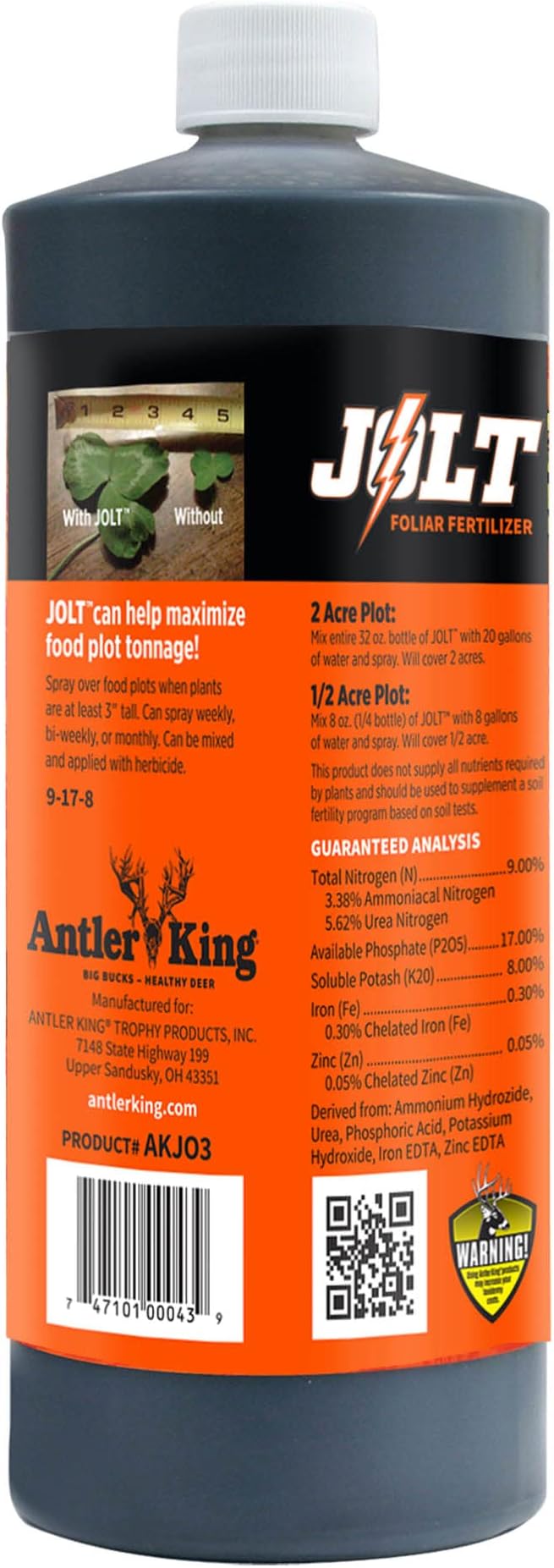 Antler King Jolt Liquid Fertilizer