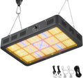LED Grow Light Dimmable 200W Full Spectrum for Indoor Plants with Daisy Chain Function