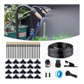 82FT Drip Irrigation Kits with Quick ConnectorAutomatic Irrigation System with Replaceable 360-degree Bending Dropperatomizing Copper Nozzle for Watering System for Garden Plant Lawn Patio.