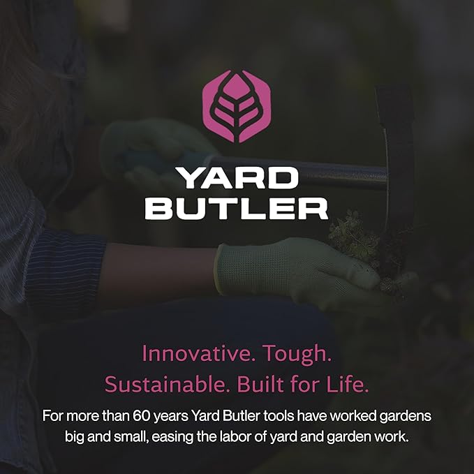 Yard Butler Terra Garden Weeder Hand Tool ITT-1W - Essential Gardening Tool for Yardwork - Power-Coated Steel Construction - Comfortable Grip - Long-Lasting - Rust-Resistant