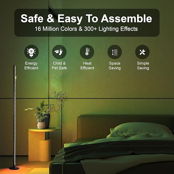 Plant Grow Lights Indoor – 64.5'' Tall Full Spectrum Plant Growing Lamps with 660nm 3000K &amp 6000K LEDs 36W Grow Lights for Indoor Plants with Dual Auto Timer (4H/8H/12H) &amp Remote Control
