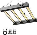 300W Full Spectrum LED Plant Grow Light 4 Light Bars Indoor Grow Light with Adjustable Brightness for Potted Plants from Seedling to Flowering on Balcony and Home Garden‌