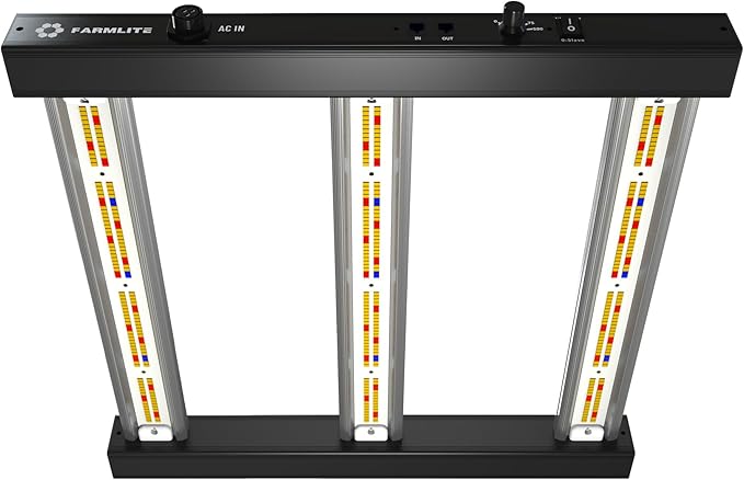 Grow Light FARMLITE Grow Lights for Indoor Plants Full Spectrum LED Growing Light Plant Hanging Growing Bar Lamps Seedling Daisy Chain Dimmable Board 2x2ft Coverage (120 Watts)