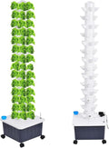 Indoor Hydroponic Growing Tower Growing Vertical Growing Tower 15 Layers 45 Plant Sites for Leafy Vegetables and Fruits