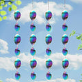 Wind Spinners Outdoor Garden Decor Gifts for Women Men Rainbow 3D Reflective Metal Wind Spinner Stainless Steel Hanging Ornament for Yard Outside Patio Porch