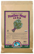 Down To Earth All Natural Fertilizers Organic Feather Meal - Slow Release Nitrogen Plant Food for Green Growth 12-0-0 40 lb